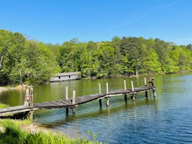 Madison County Nature Trail Bridge on Lake