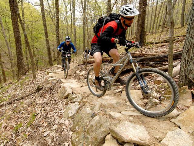 Mountain biking at Brown County State Park