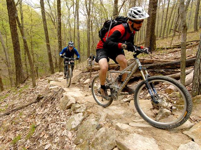 Mountain biking at Brown County State Park