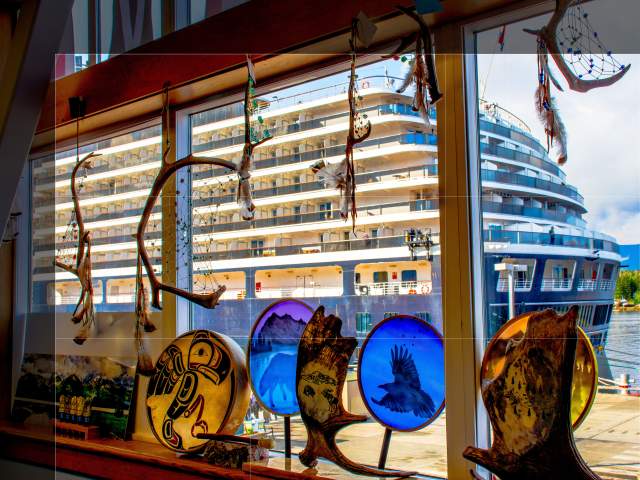 Sockeye Sam's display window