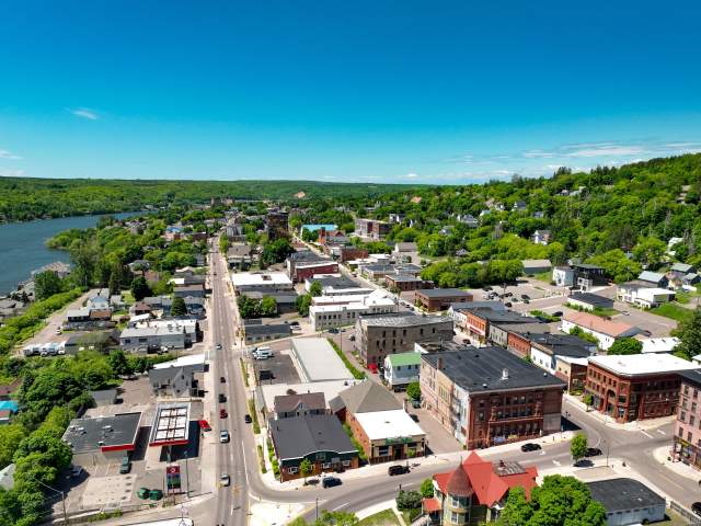 Hancock Summer Downtown