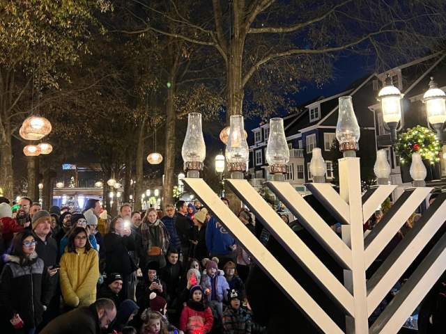 Menorah at Birkdale Village