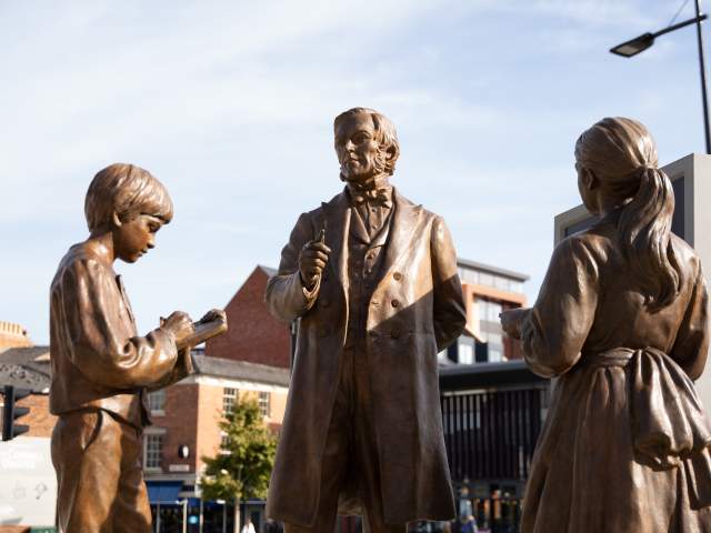 George Boole Statue at Lincoln Station