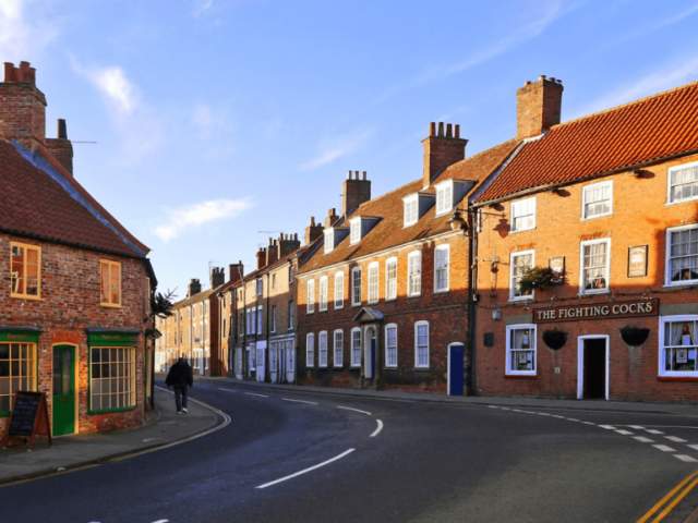 A row of houses in Horncastle