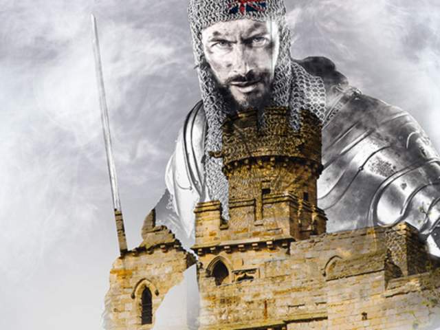 An artistic impression of a roman soldier at the Lincoln Castle
