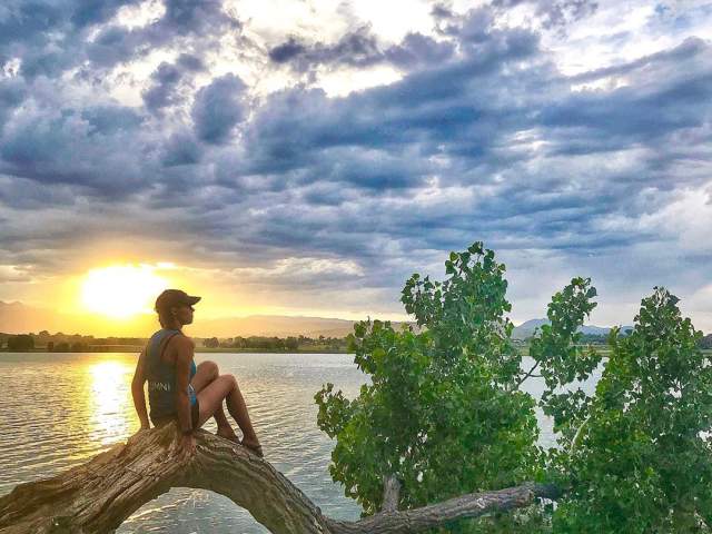 Sunset McIntosh Lake