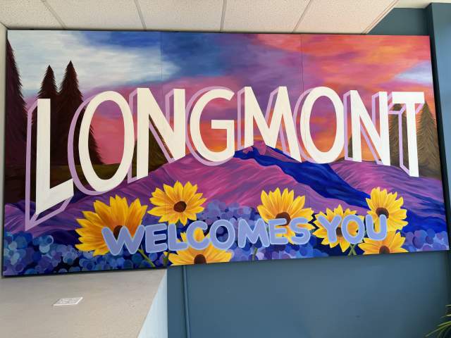 Visit Longmont Mural