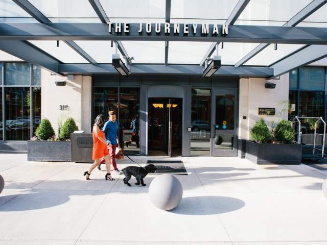 External view of The Kimpton Journeyman Hotel