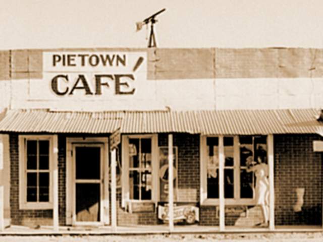 Pie Town Café in the ghost town of Pie Town, NM