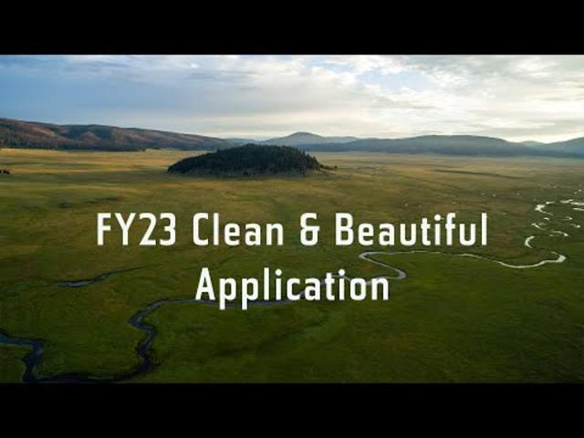 FY23 Clean & Beautiful Grant Application