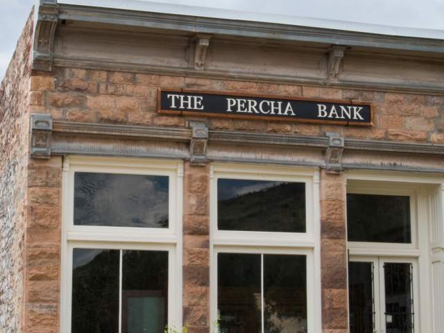 The Percha Bank in the ghost town of Kingston, NM