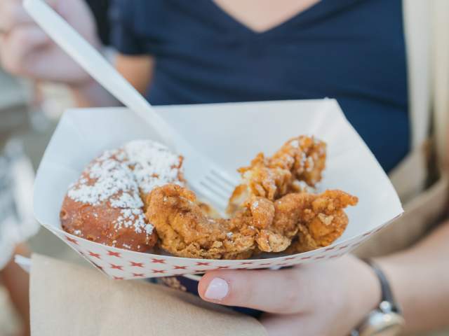 Fried Chicken and Beignets - Beignet Fest
