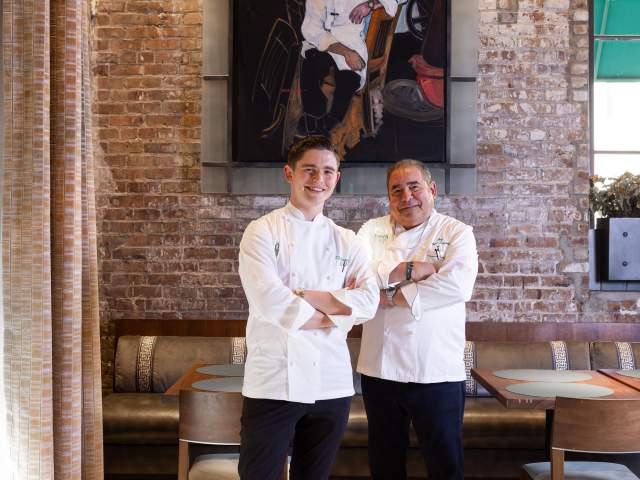 Emeril and E.J. Lagasse