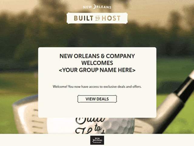 Geaux Local Deals Group Page Screenshot Example