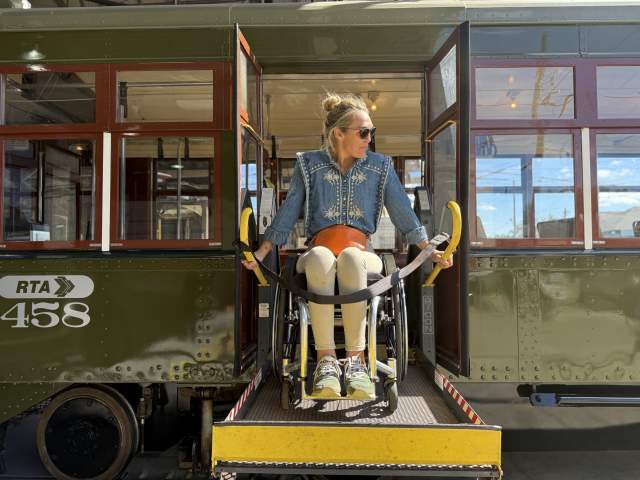 Deboarding the St. Charles Avenue Streetcar in a Wheelchair - Accessibility in New Orleans