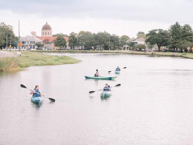 Kayak down Bayou St. John