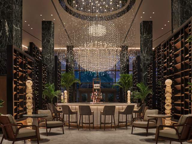 Chandelier Bar at Four Seasons Hotel New Orleans