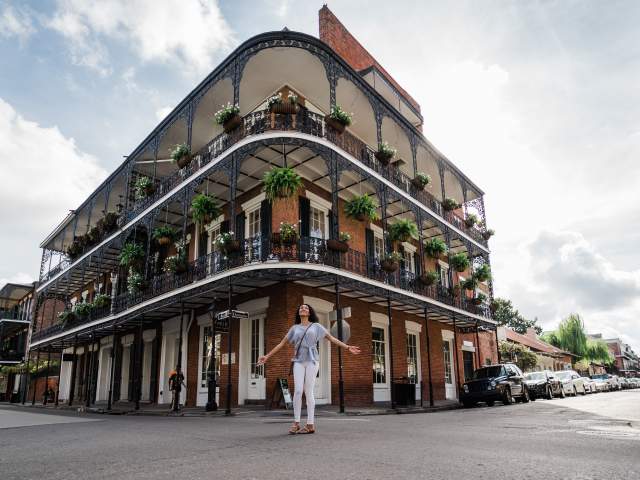 Exploring Royal Street in the French Quarter