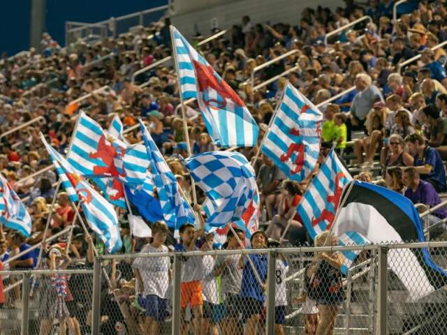 Lionsbridge FC flags