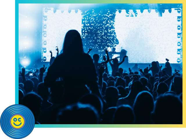 Music Crowd Frame Rising Tides