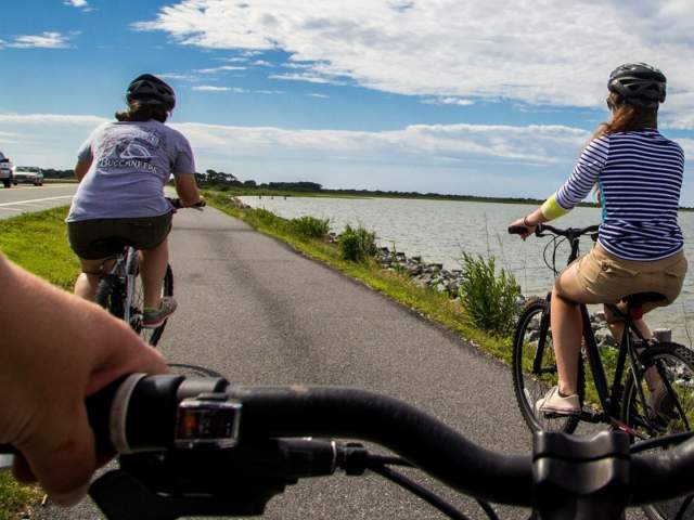 Biking at Assateague Island