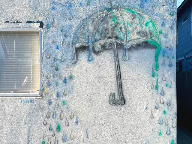 Umbrella Mural In Ocean City, MD
