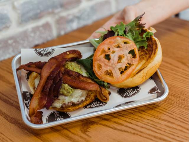 Surfin' Betty's Burger