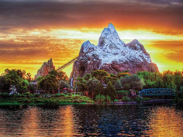 Expedition Everest ride at Disney's Animal Kingdom Theme Park