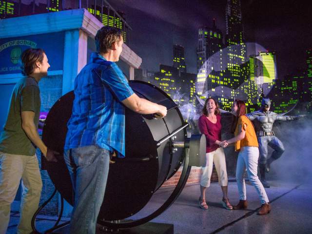 Wax figure of Batman at Madame Tussauds at ICON Park