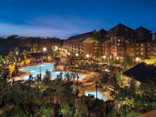 The Villas at Disney's Wilderness Lodge hotel exterior