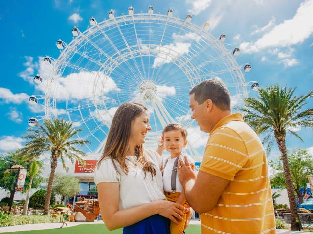 ICON Orlando™ family in front of wheel