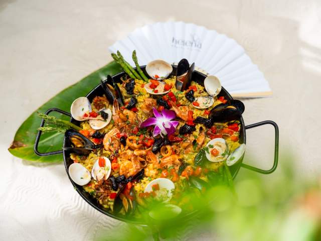 Paella at Helena Modern Riviera