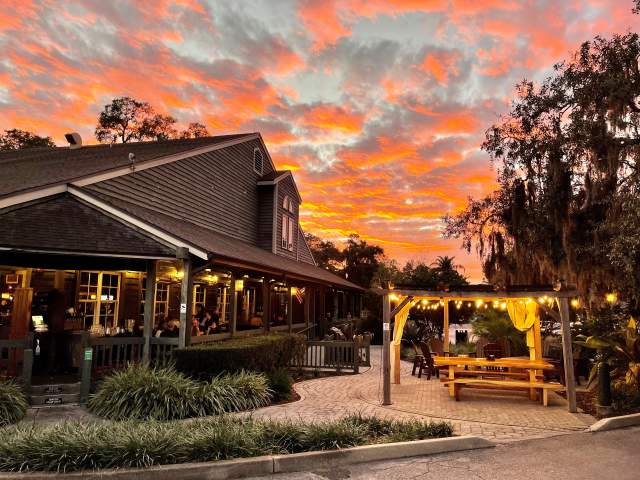 Sunset at The Tap Room at Dubsdread