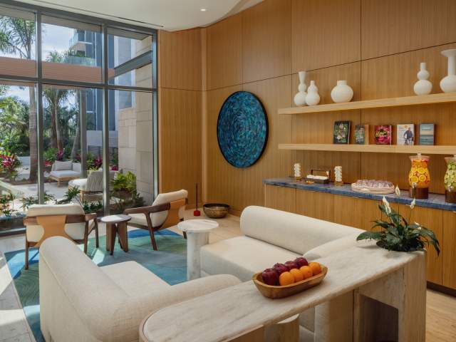 Another view of spa Serenity Lounge at Conrad Orlando