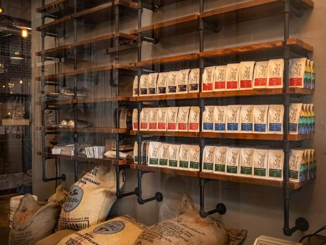 Foxtail Coffee Co. Winter Park interior coffee beans
