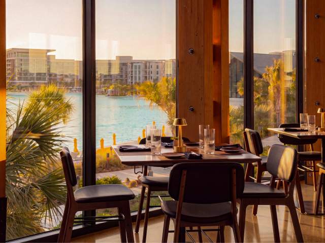 View of a view at Twin View Restaurant at Evermore Resort