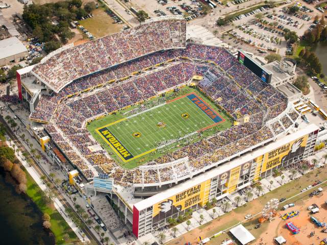 Florida Citrus Sports citrus bowl aerial