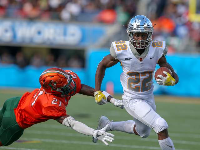 Florida Blue Florida Classic football game featuring Florida A&M University and Bethune-Cookman University