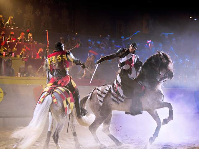 Medieval Times Dinner & Tournament knights battle