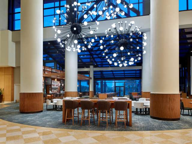 Lobby bar at Orlando World Center Marriott
