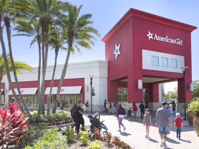 The Florida Mall American Girl exterior entrance