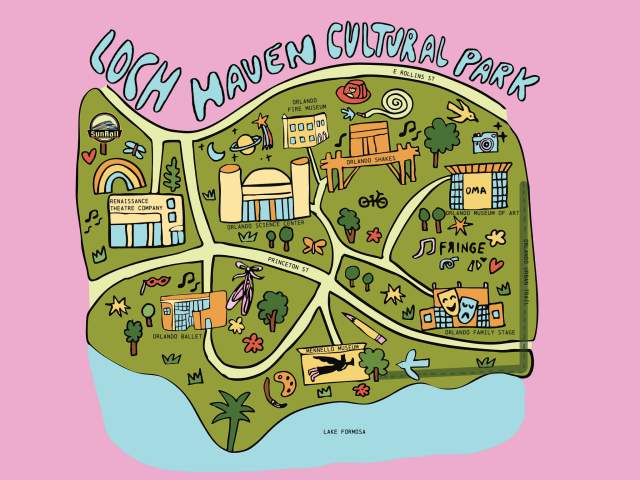 Artistic Loch Haven Map 2025