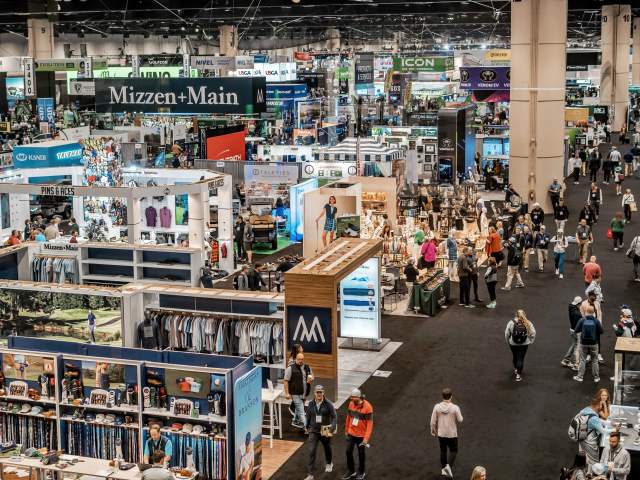 Show floor at 2025 PGA Show