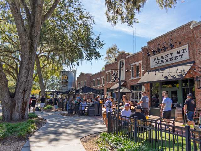 Plant Street Market during the Farmer's Market in downtown Winter Garden