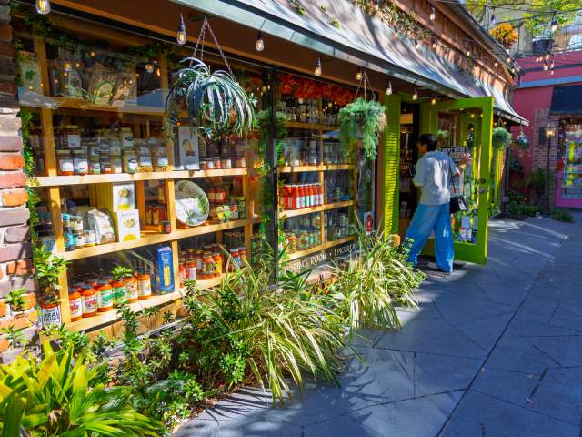 Shops along Park Avenue in downtown Winter Park