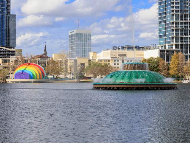 Photo of public art at Lake Eola