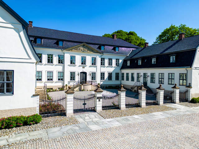 Hafslund Hovedgård i Sarpsborg langs Borgleden.