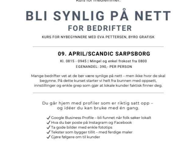 Bli synlig på nett