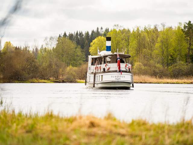 DS Turisten på tur i Haldenkanalen