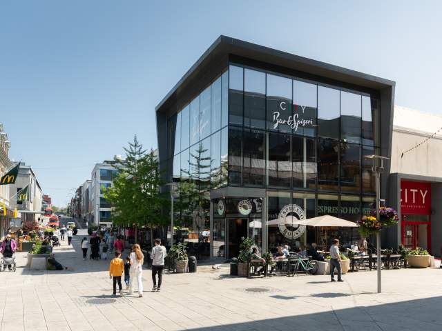 Bilde av Scandic City, sett fra utsiden i pent sommervær